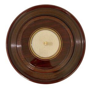 Vintage Mid Century Modern Divided Serving Dish With Faux Pearls On Lid